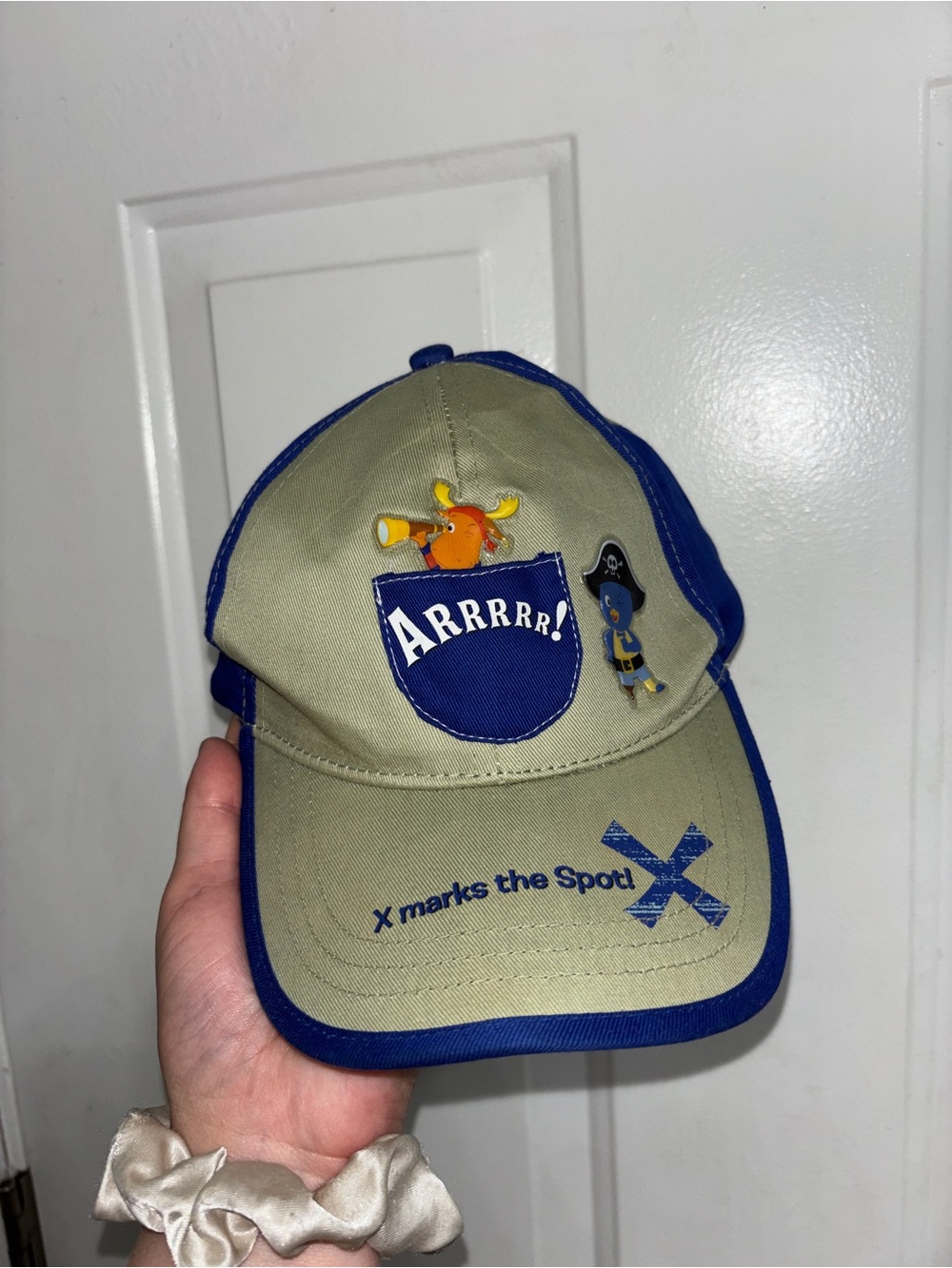 Nickelodeon Backyardigans Pirate Cap with 'Arrrr!' Beige & Royal Blue